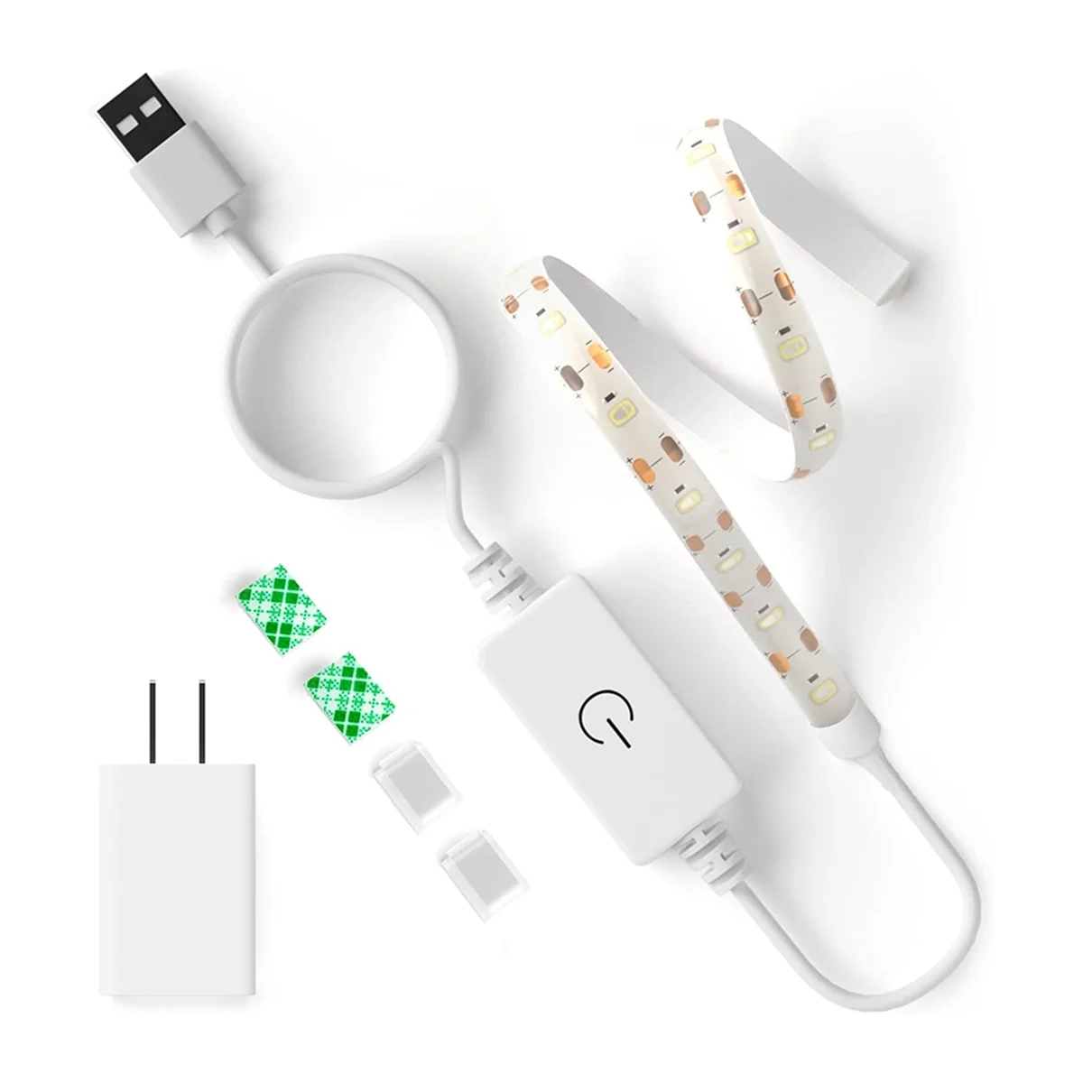 새로운 재봉틀 라이트 스트립, 11.8인치 재봉틀 라이트 스트립 및 터치 조정이 가능한 USB 케이블 US 플러그