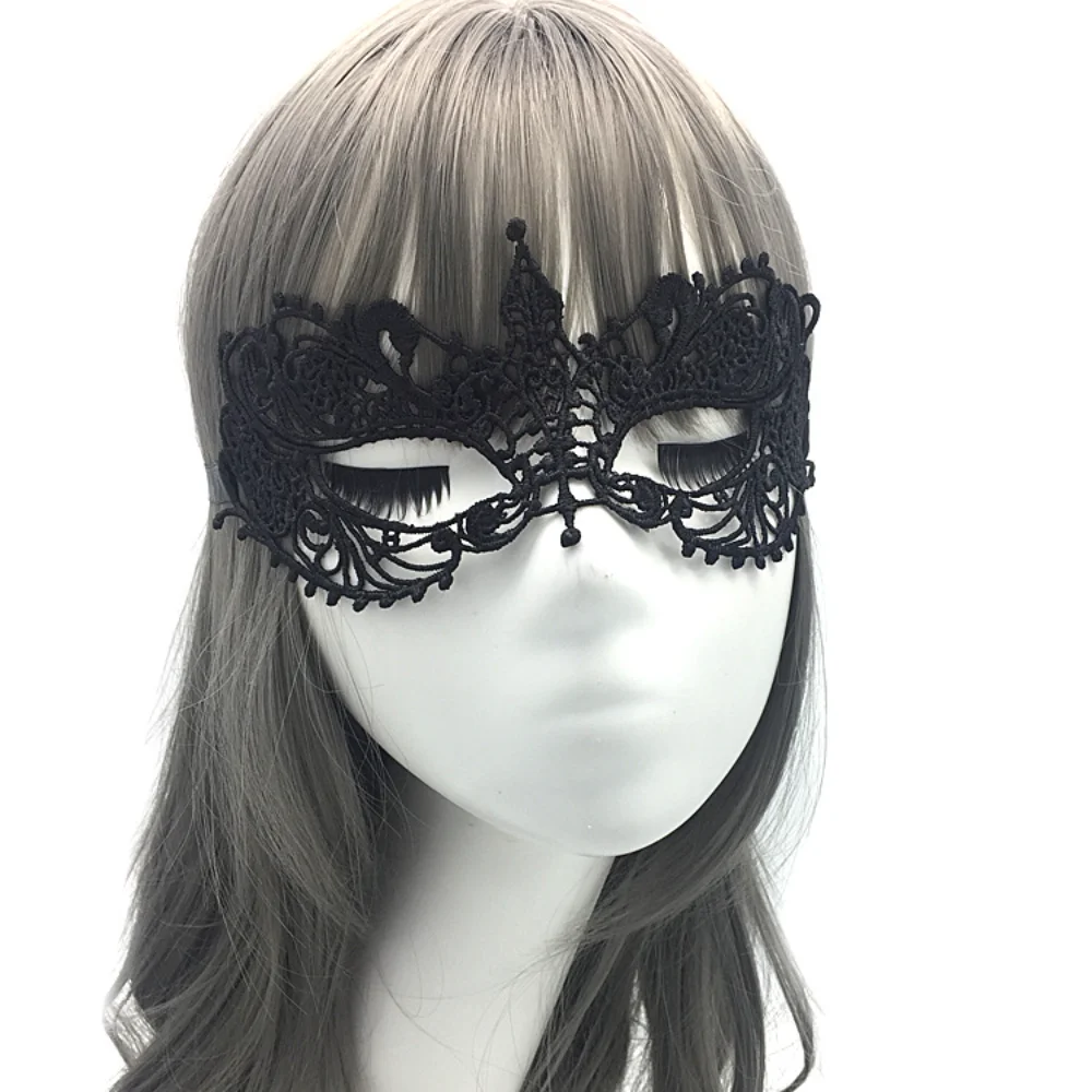 Elegant Black Lace Masquerade Mask Set for Couples - Perfect for Parties and Celebrations