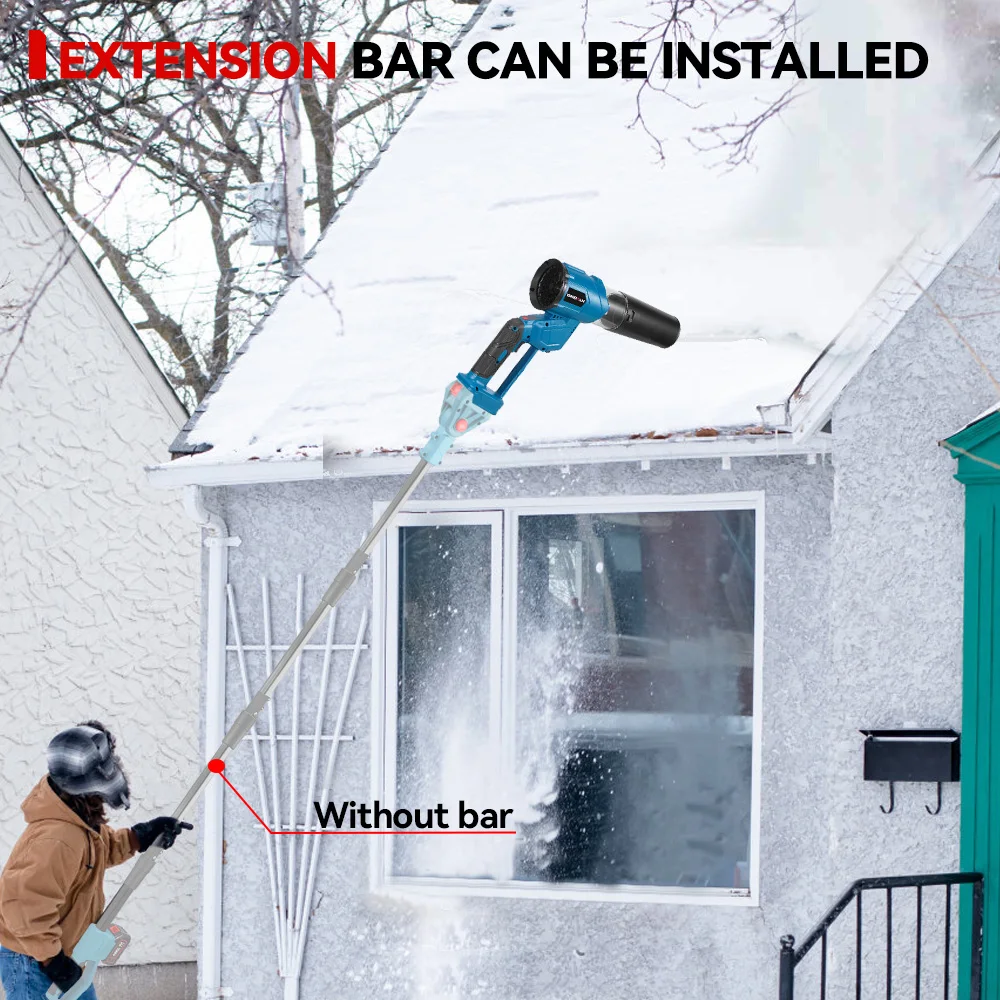 ONEVANE 35000RPM Bürstenloser Elektrischer Luftbläser 2-in-1 Turbo-Gebläse Lüfter Schnee- und Staubblasgerät für Makita 18V Akku – Detail 12
