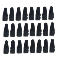 Aluminum Alloy Bicycle Tire Valve Caps - Set of 10 (Black)