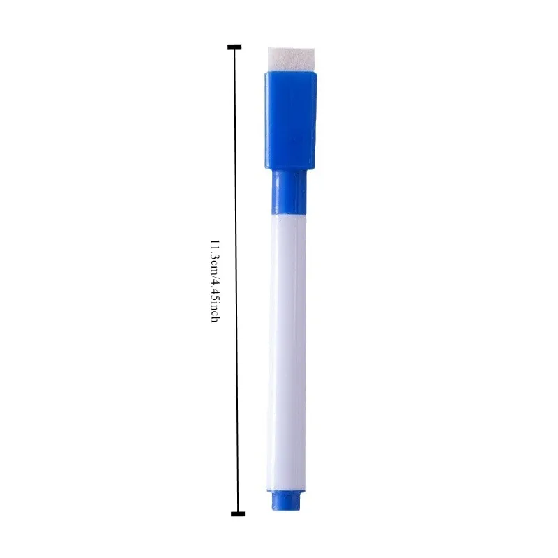 Marker Pens 8-color Bag Washable Color Core Black Core Whiteboard Pen With Brush Water-based Environmentally Friendly Erasable Pen