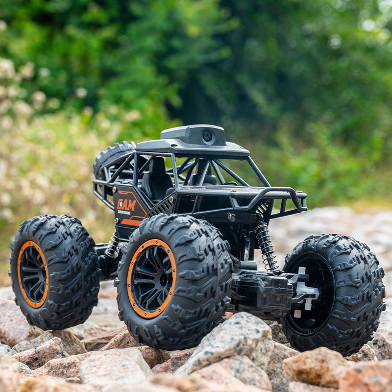 1/18 RC카 Hd 카메라 합금 리모컨 트럭 앱 제어 4Wd 오프로드 차량 전기 장난감, 남아용 어린이 선물