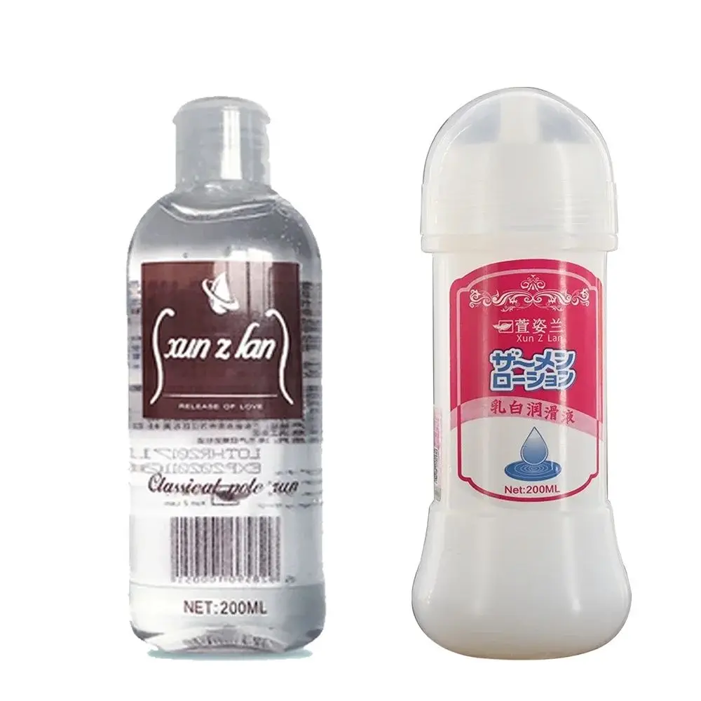 2pcs Imitation Semen Edible Lubricant for Sex Anal Vaginal Oral Sex Silicone Lubricating Oil Adult Products Body Massage Gel sexual lubricant
