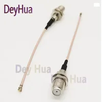 สายเคเบิลเสาอากาศ RF 10/100 ชิ้น แบบ F ตัวเมีย ไปยัง UFL 1 MHF4 สายเคเบิล RG178 ขนาด 1.13 0.81 สายเคเบิล F ตัวเมีย ตัวผู้ ไปยัง U.FL 1 สายเคเบิลไฟเบอร์แบบประกอบ 3