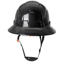 Full Brim Safety Helmet with Built in Goggles