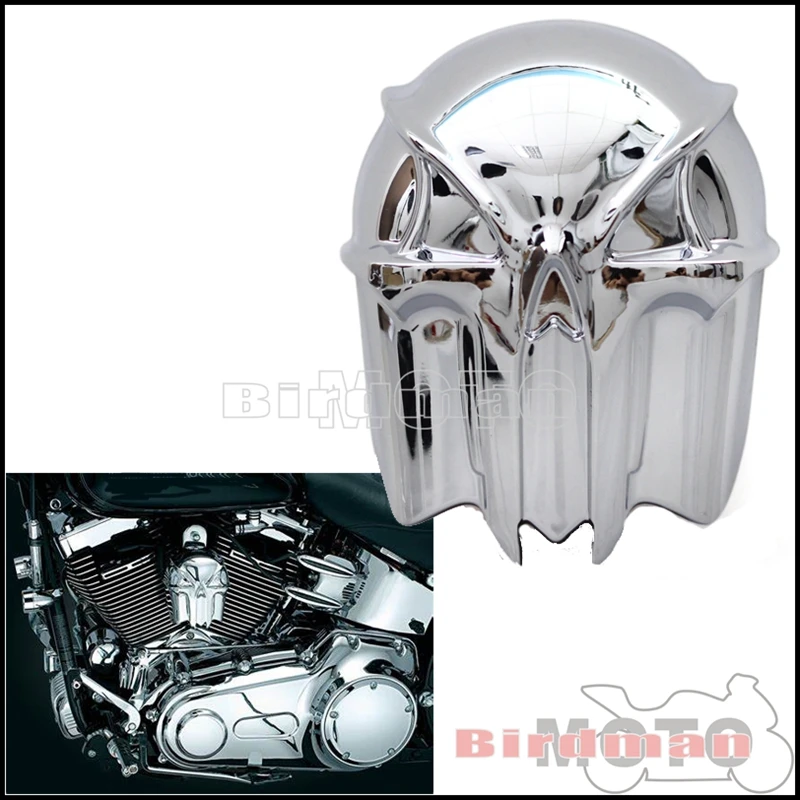 Motorcycle Accessories Chrome Stock Cowbell Horn Cover For Harley Dyna