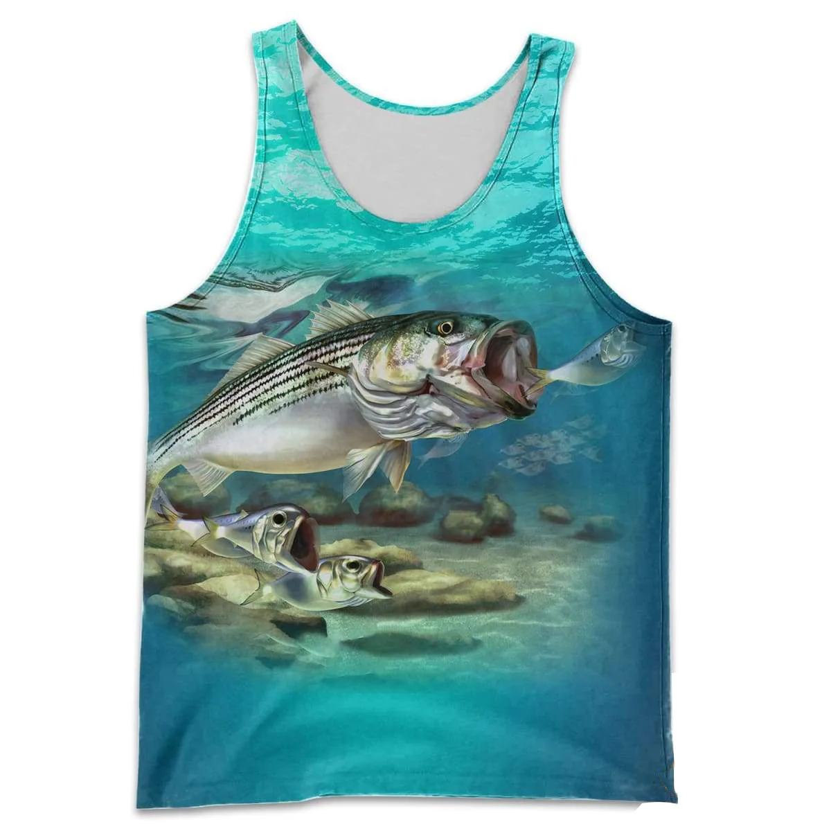 

Новинка 2024, майка с рыболовным принтом, спортивный жилет 3D, крутая уличная одежда, мужская одежда, рубашки без рукавов, модные топы большого размера для фитнеса