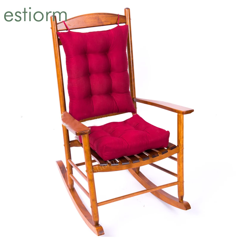 

Long Recliner Rocking Chair Cushion,Outdoor Lounger Garden Patio Deck Chair Pads,Fishing Camping Office Chair Back Seat Cushion