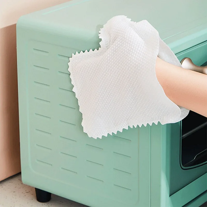 1/5PCS Disposable Non-woven Cleaning Glove Dust Cleaning Gloves Durable Lazy Cleaning Rag Glove Home Kitchen Dust Removal Gloves
