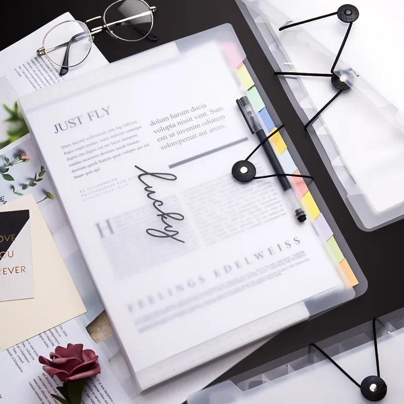 A4 멀티 그리드 파일 문서 파우치 폴더 홀더 주최자 플래너 오르간 가방 폴더 재료 빌 보관함 사무용품