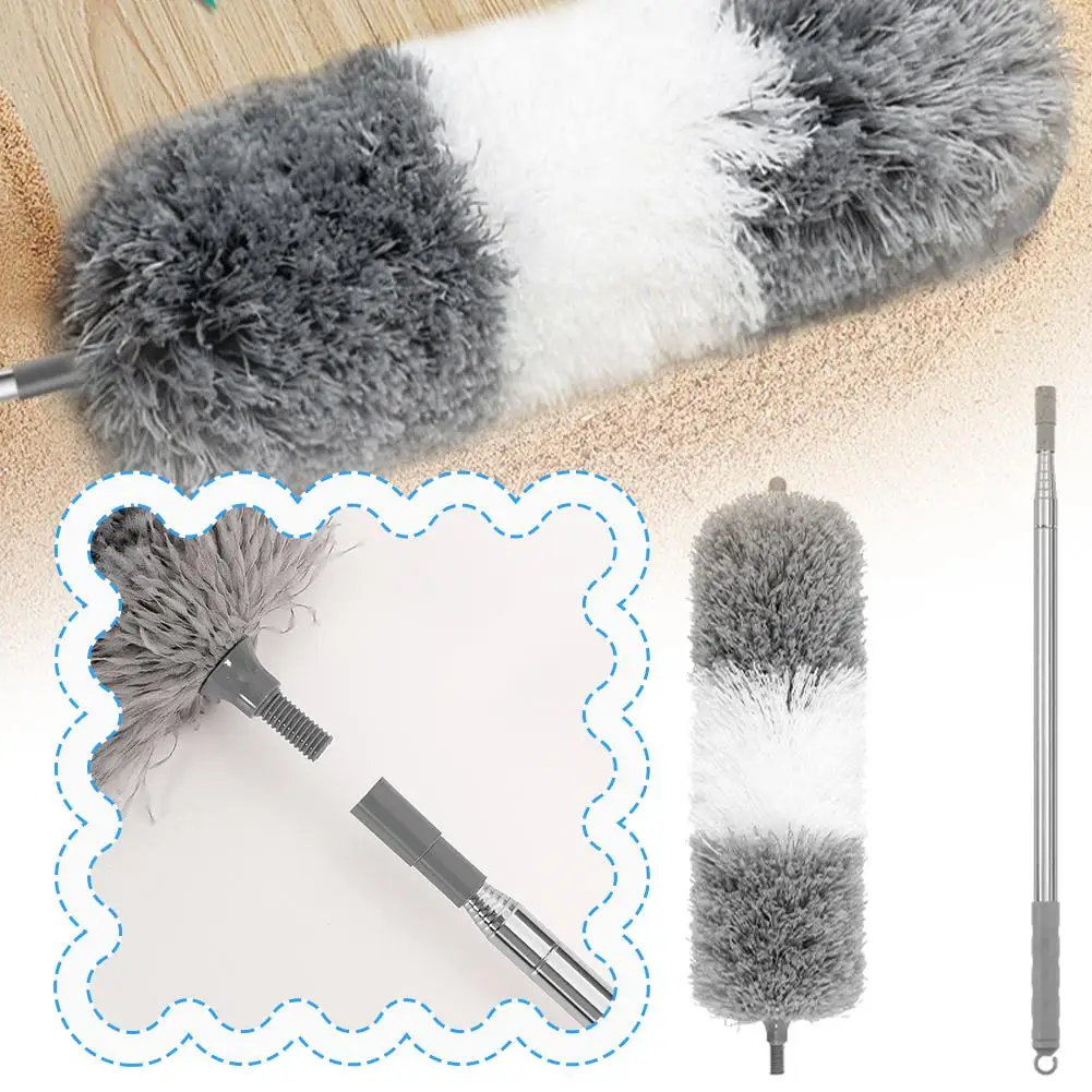 

Long Handle Microfiber Feather Duster Lightweight Dust Cleaning Dropshipping Brush Brush Dusters Retractable Dust Removal O9V4