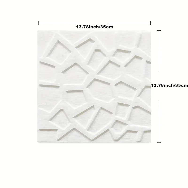 Wall stickers 35*35cm Ceiling Bed Room Decor Background Wallpaper Peel and Stick Waterproof Decoration Wall Stickers Anti-collision 3D Home