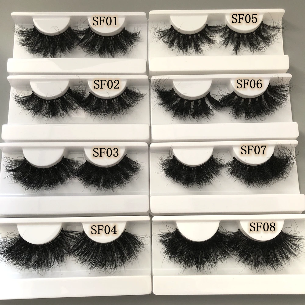 Mikiwi Wholesale 3d Mink Eyelashes Fluffy Reusable Soft Fluffy Messy Handmade Fluffy mink lashes bulk 6