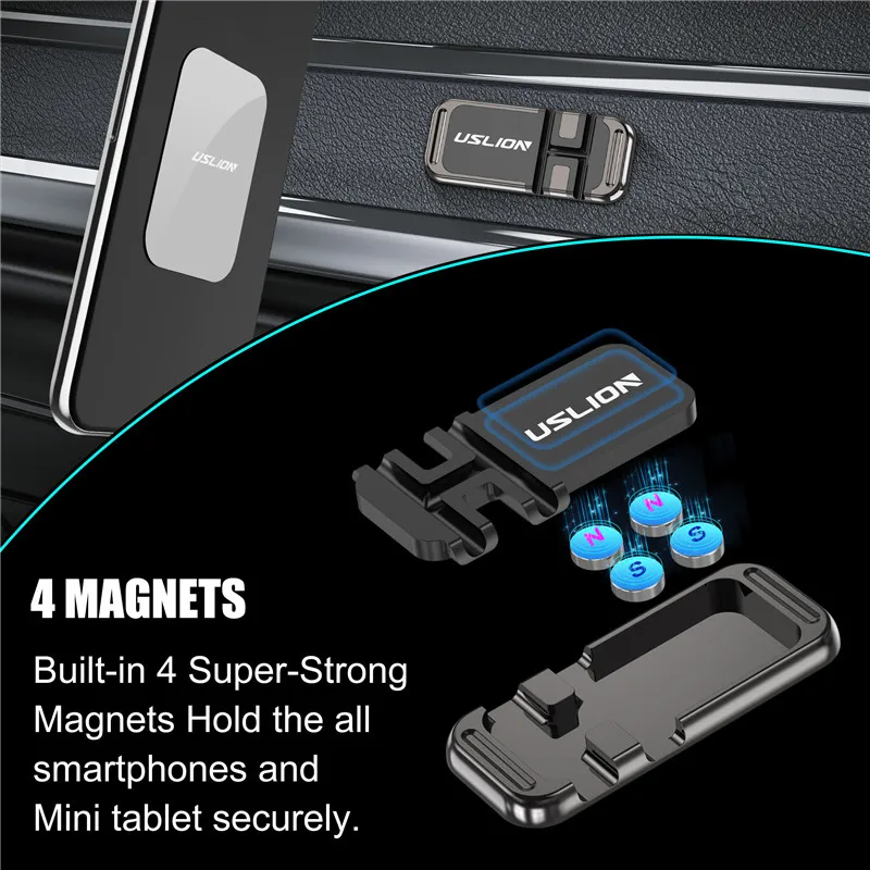 USLION Magnetische Auto Handy Halter Für handy Halterung Universal