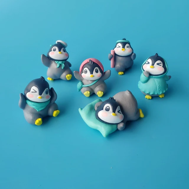 30 Piezas Mini Pingüinos De Resina - Figuras En Miniatura Para Decoración, Cupcakes, Paisajes, DIY, Adornos
