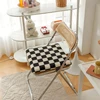 Checkerboard Cushion Living Room Dining Table Bedroom Chair Cushion Winter Thickened Student Cushion Non-slip Cushion 1