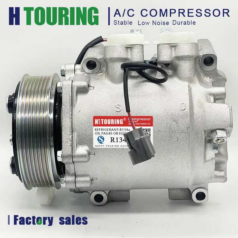 

HS-110R HS110R Car Air Conditioner Ac Compressor for Honda Accord Estate Wagon VII 2.0 2.4 2003-2008 38810RBA006 38810-RBA-006