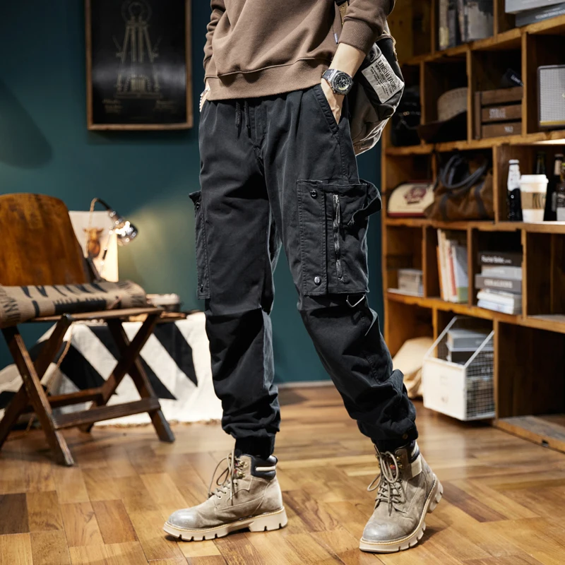 2024 New Simple, Fashionable, Personalized, Versatile Workwear Pants, Leggings, Straight Leg Pants, Casual Pants, Sports, Outdoo