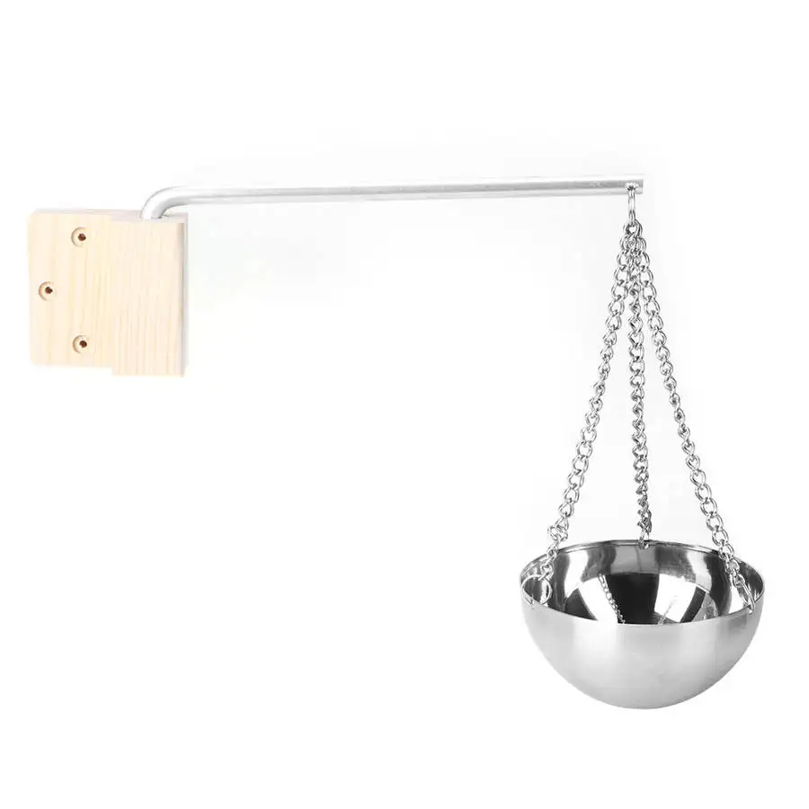 Stainless Steel Sauna Bowl Aroma Bowl Cup Essential Oil Sauna Room Accessories Aromatherapy Essential Oil Steam Room