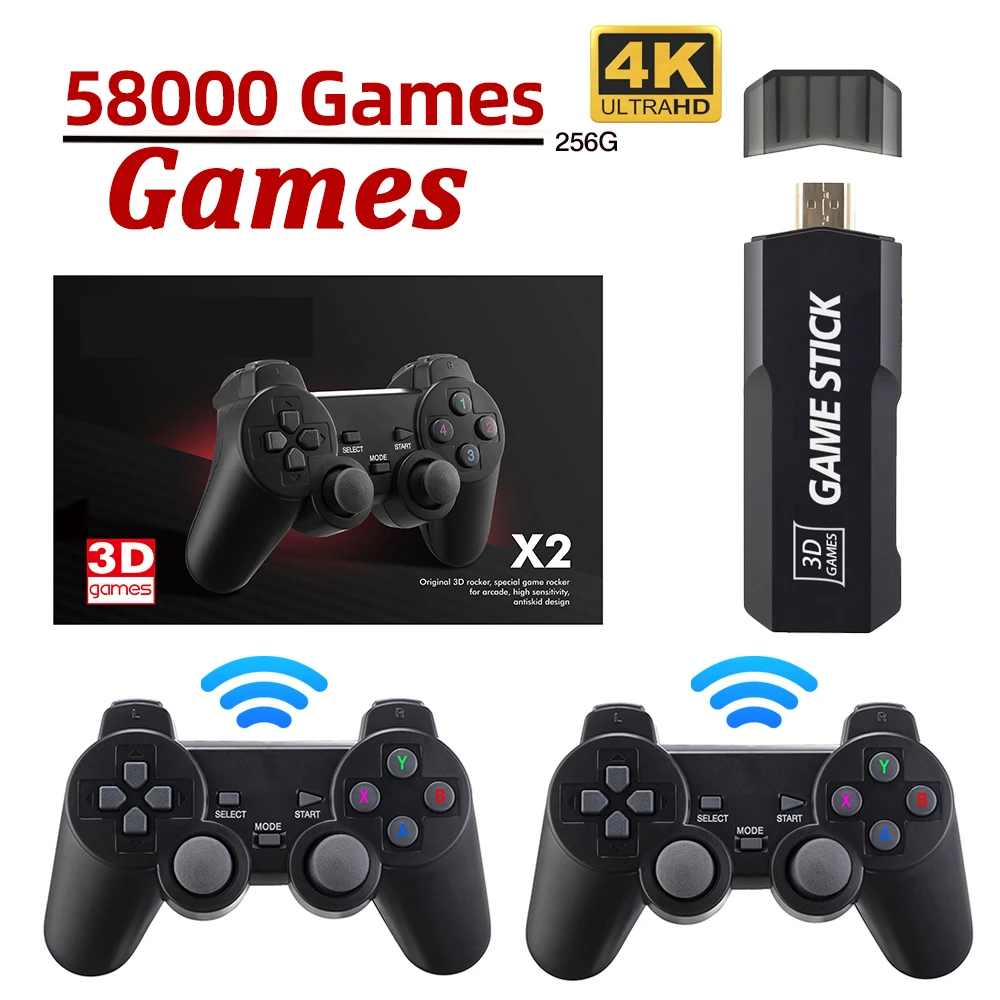 Wireless Retro Game Console With 50.000+ Classic Games XT00007