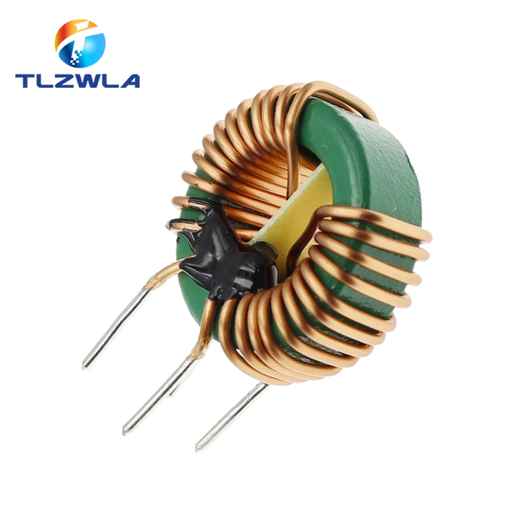 10PCS Common Mode Inductance 22*14*8 2MH 1.0 line Diameter 10A Magnetic Ring inductance Power Supply Filter inductance Coil