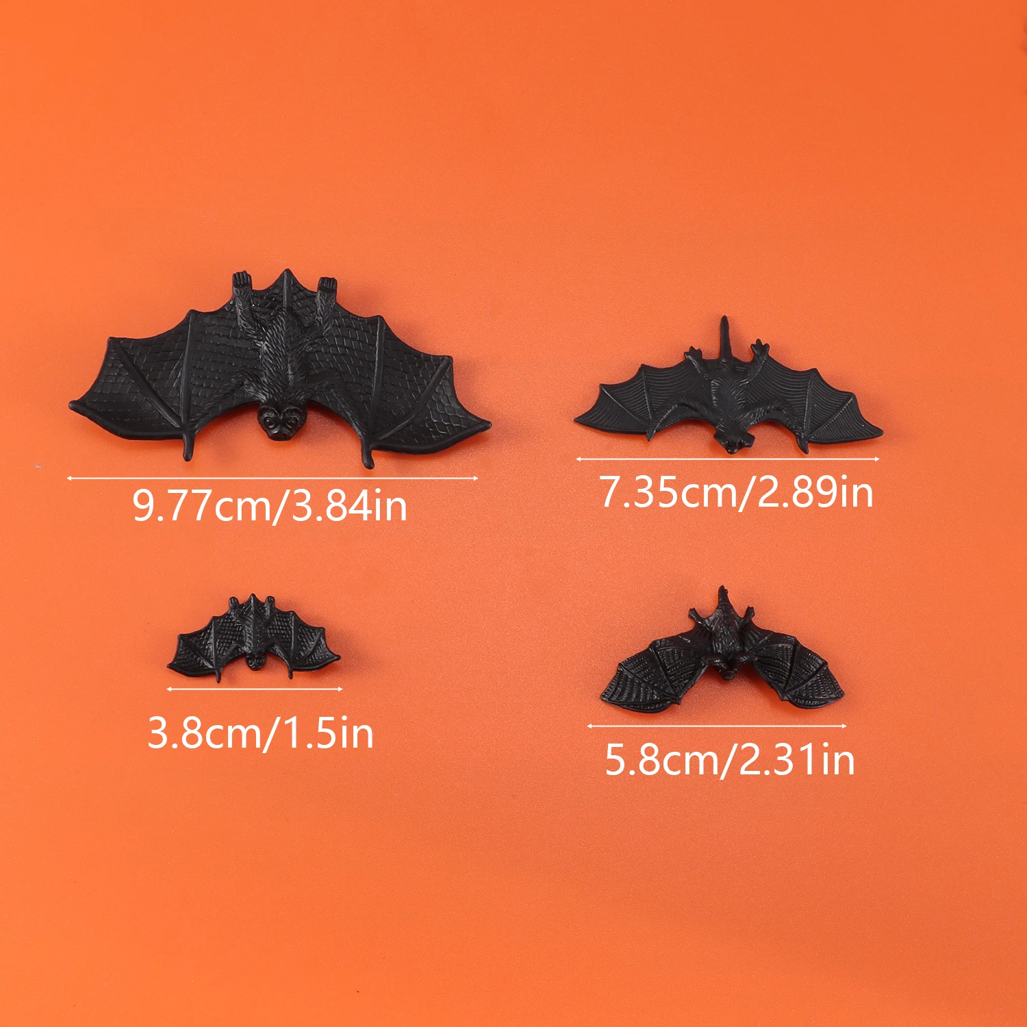 5 Stück Halloween künstliche Plastik maus leuchtende Fledermaus Halloween Party Dekor für Home Bar Spukhaus gruselige Requisiten Kinder Trick Spielzeug – Detail 7