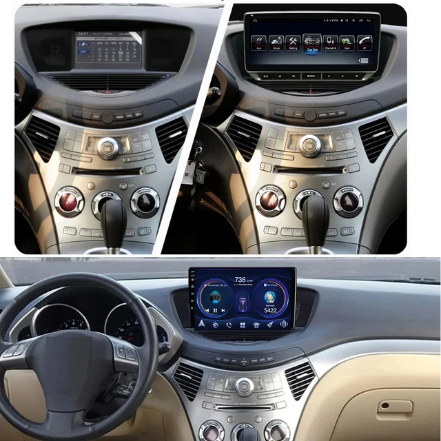 Autoradio Android 9" Pour Subaru Tribeca 2007-2011 - CarPlay/Android Auto Sans Fil, Bluetooth, Caméra De Recul