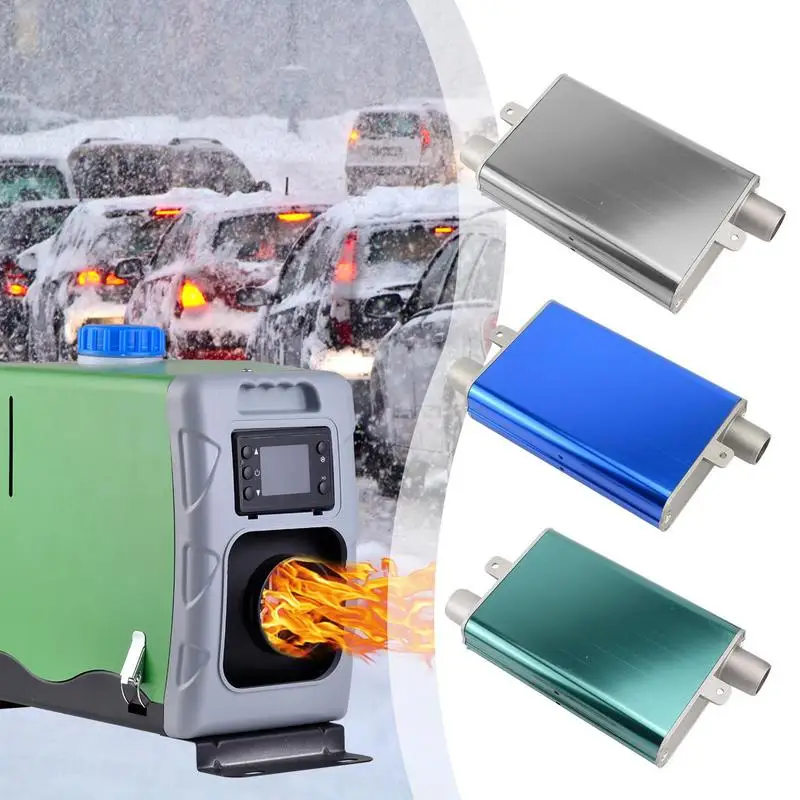 

24mm Generator Muffler Upgraded Aluminum Alloy Exhaust Muffler Silencer Pipe for Reducing Parking Heater Exhaust Pipe Noise