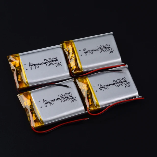 Batteria Ricaricabile Al Litio 3.7V 550mAh – Modello 802035, Leggera E Compatta, Ideale Per Droni, Modellini E Piccoli Dispositivi Elettronici