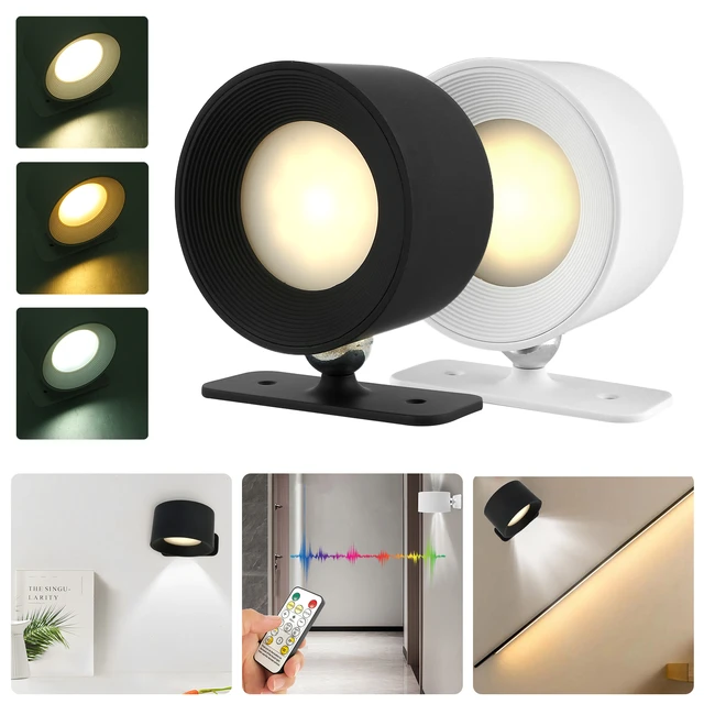 Touch Control 4 in 1 Table & Wall Lamp USB Rechargeable Magnetic Clip Light  Cordless Wall Mounted Sconce Lights For Reading - AliExpress