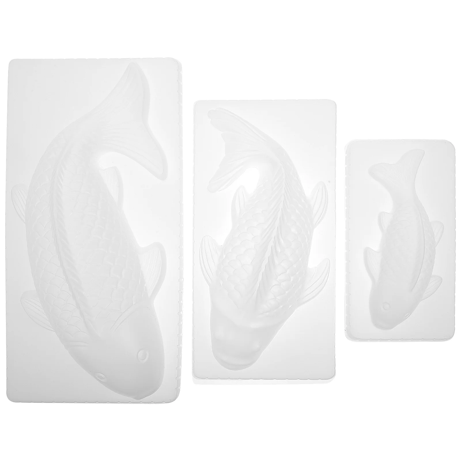 

3Pcs Carp Shaped Molds 3D Mould Cake Mold Tin Birthday Cake Pan Dessert Mold Nonstick DIY Jelly Mold for Home Kitchen DIY