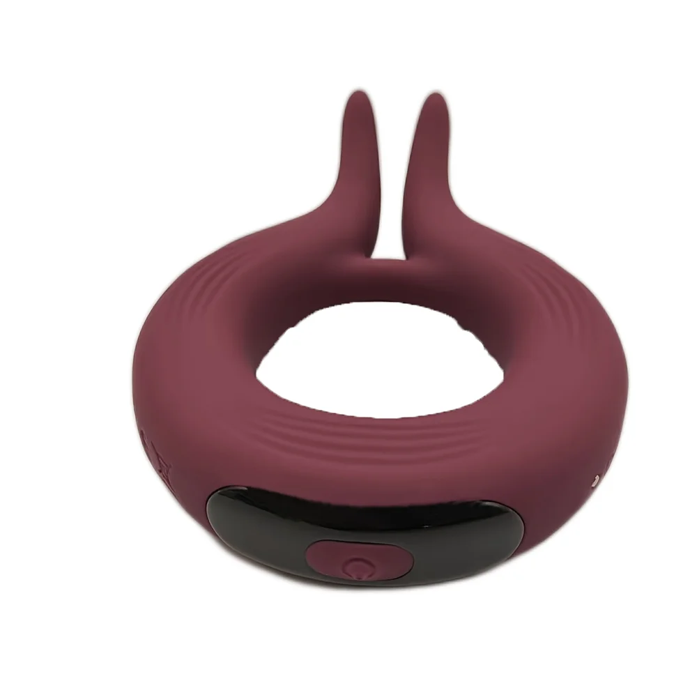 Rabbit Vibrating Cock Ring Sex Toy - 10 Vibrations,Rechargeable,Silicone Penis Ring For Men Couples Sex Tool Clitoral Stimulate