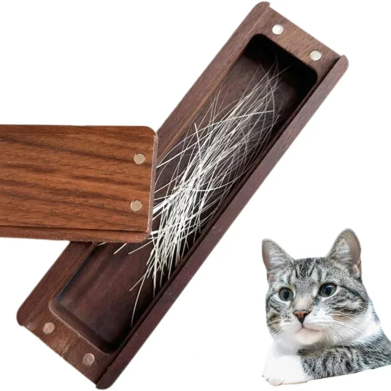 Cat Whisker Organiser Pet Memory Storage Box for Collecting Animal Hair