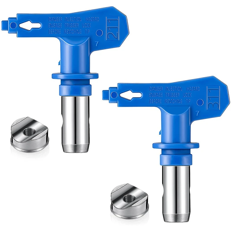 

2Pcs Reversible Spray Tip Nozzles Spray Tips Airless Sprayer Nozzles Airless Sprayer Spraying Machine Parts