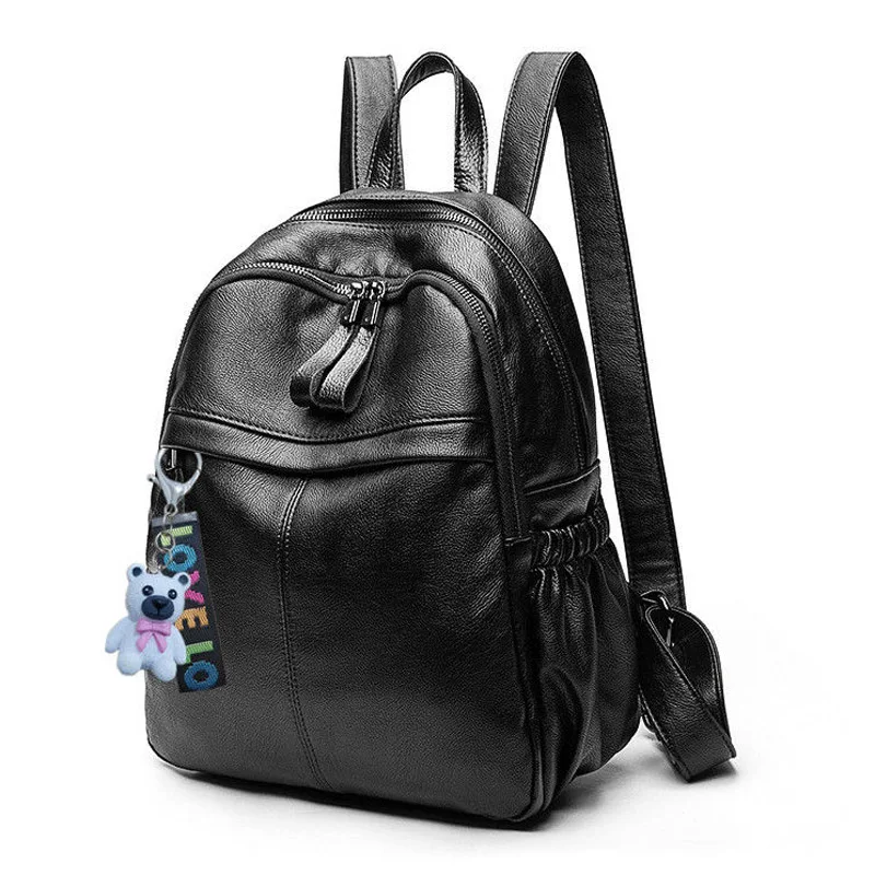 2023 New Brand Designer Women Backpacks Genuine Leather Shoulder Bags