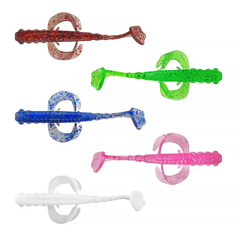 Bazooka Angelköder 65 mm 2,2 g Neuer schwimmender fliegender Fisch T-Schwanz Weichköder Swimbaits Jigging Gummi Künstlicher Hecht Bass Forelle – Detail 2