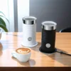 Hot And Cold Foam Maker And Milk Warmer Health Coating Low Noise Magnetic Rotation Design 550w Milk Frother Steamer 1