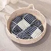 New Deep Sleep Comfort In Summer Cat Bed Iittle Mat Basket Small Dog House Products Pets Tent Cozy Cave Nest Indoor Cama 3