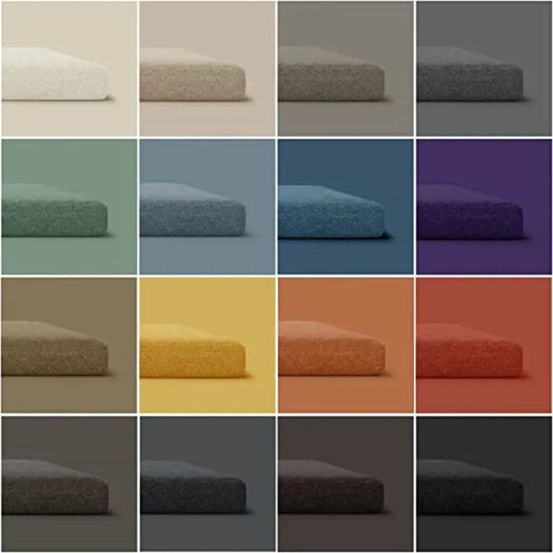Custom Size Bay Window Seat Cushions - High-Density Sponge Pad, Washable/Removable/Non-Slip and Thickened (3/5/8/10CM Options) 5