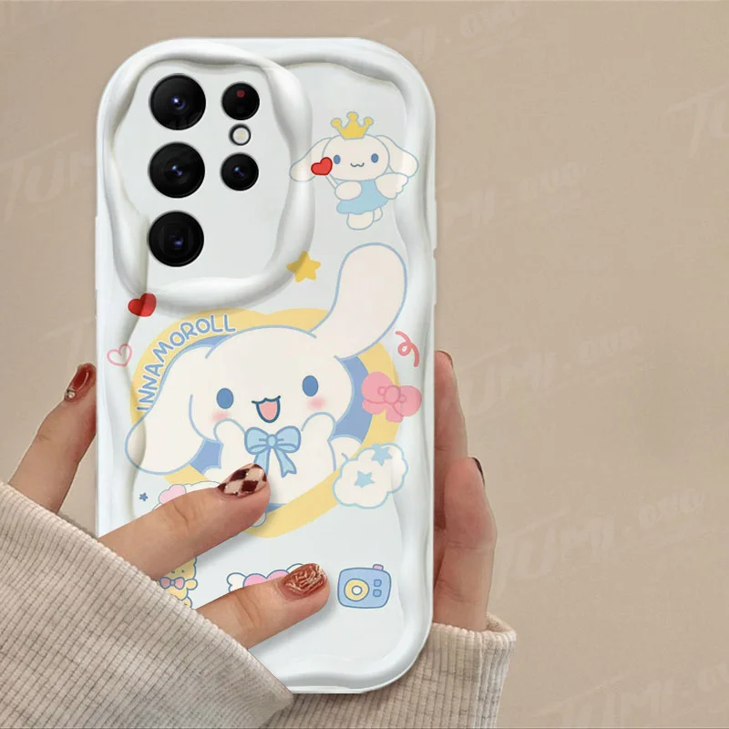 thumbnail image 1 of Sanrio-funda de silicona suave para Samsung Galaxy, Hello Kitty, Kuromi, 3D Wave, A54, A34, A14, A24, A13, A23, A33, A53, A73, A15, A05, A05S, 1 of 5