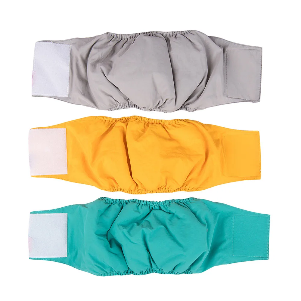 

Male Dogs Belly Bands Reusable Boy Dogs Diapers Washable for Small Medium Large Dogs Soft Adjustable Pet Dog Physiological Pants