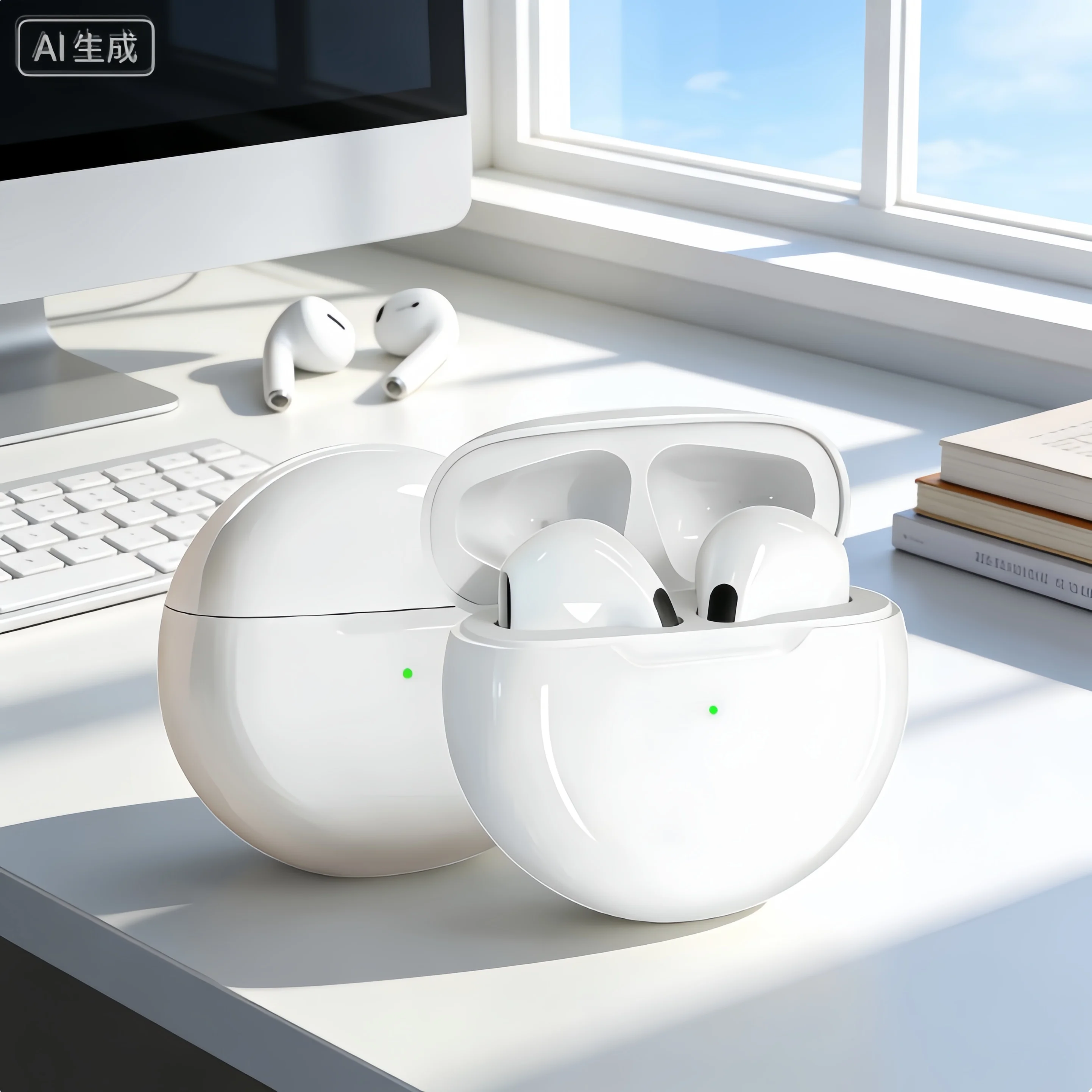 Stylish Bluetooth Wireless Headset for Music and Calls with Hi-Fi Sound Quality