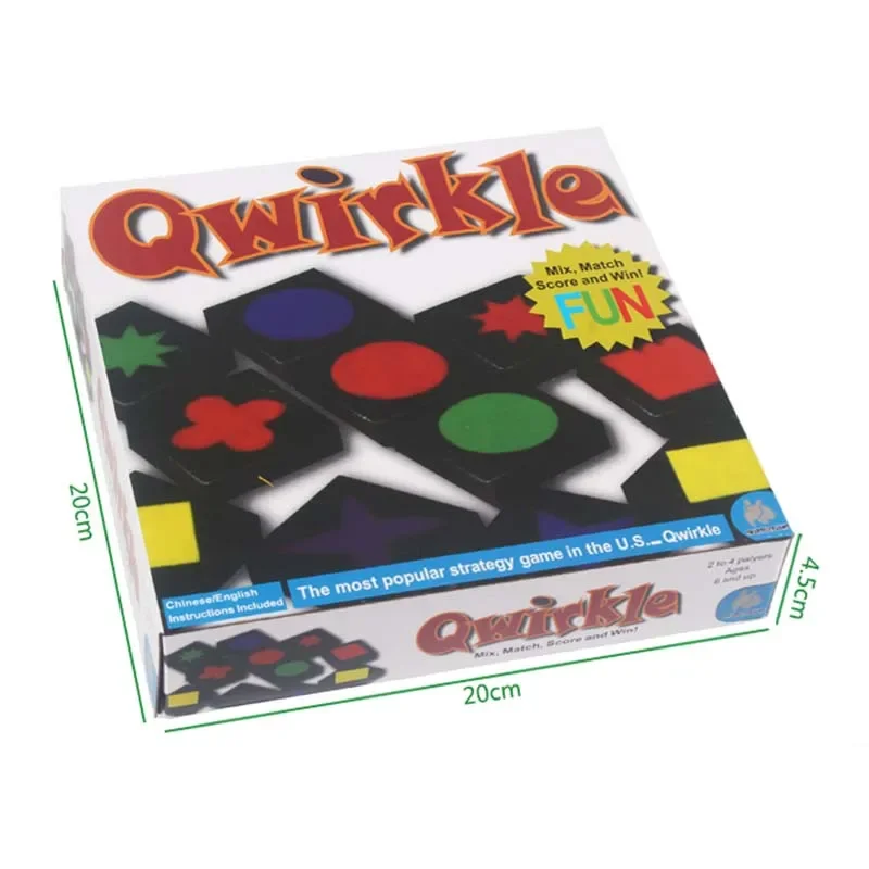 Hot Children's Educational Toys Qwirkle Wooden Chess Parent-child Interactive Games Kids Adult Hobbies Gifts Learning Toys Play - 6