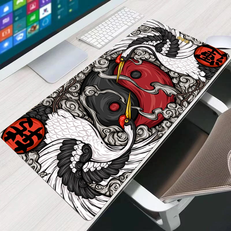 

Chinese style Art HD Keyboard Mat Office accessory Mouse Mat Rubber Anti Slip Pads Desk Pad Gaming Design Mousepads for CS/LOL
