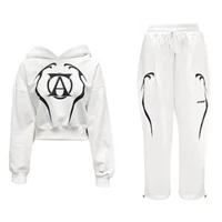 Ateez World Tour TOWARDS THE LIGHT Women's Sportswear Sets Casual Tracksuit Two Piece Set Hoodie and Sweatpants Female Outifit