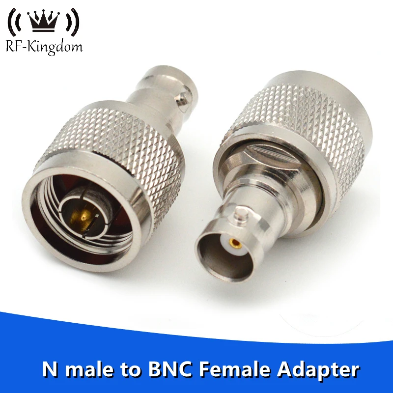 Адаптер N-BNC 1 шт., переходник со штекера N на гнездо BNC, RF адаптеры N-type на головку Q9 KJ JK L16