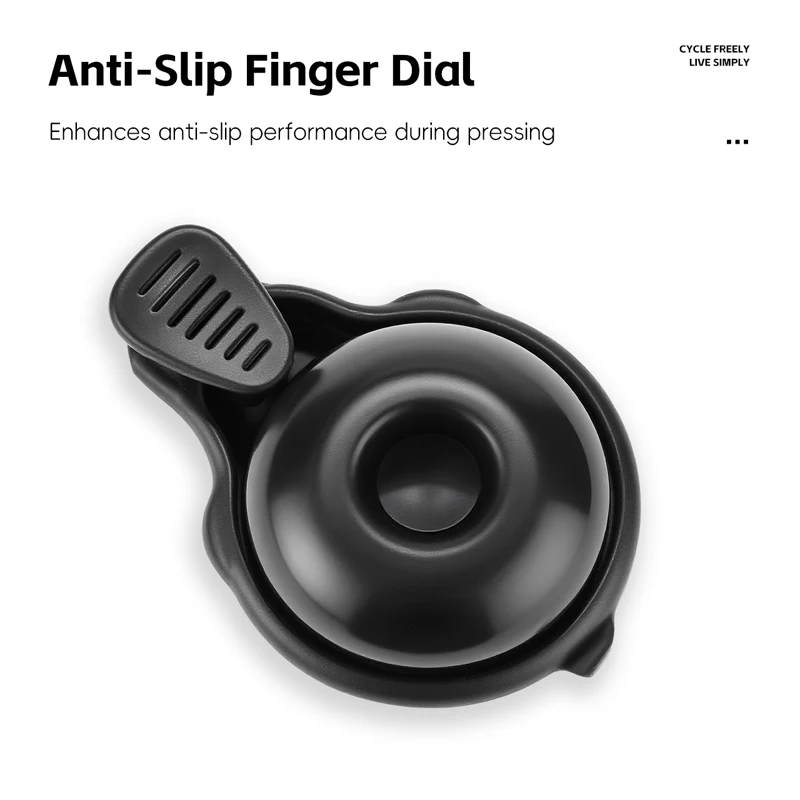 웨스트 바이킹 미니 구리 자전거 벨 - 고데시벨 선명한 링톤, 19-31.8mm 핸들바 로드 MTB 폴딩 벨 액세서리