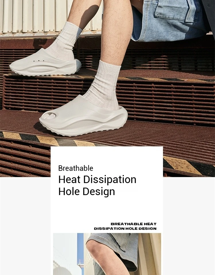 شباشب Xtep Starfall للذكور لصيف 2025 أحذية جديدة خفيفة الوزن غير رسمية قابلة للتنفس ونعل ناعم أحذية زغب مريحة 875219350001