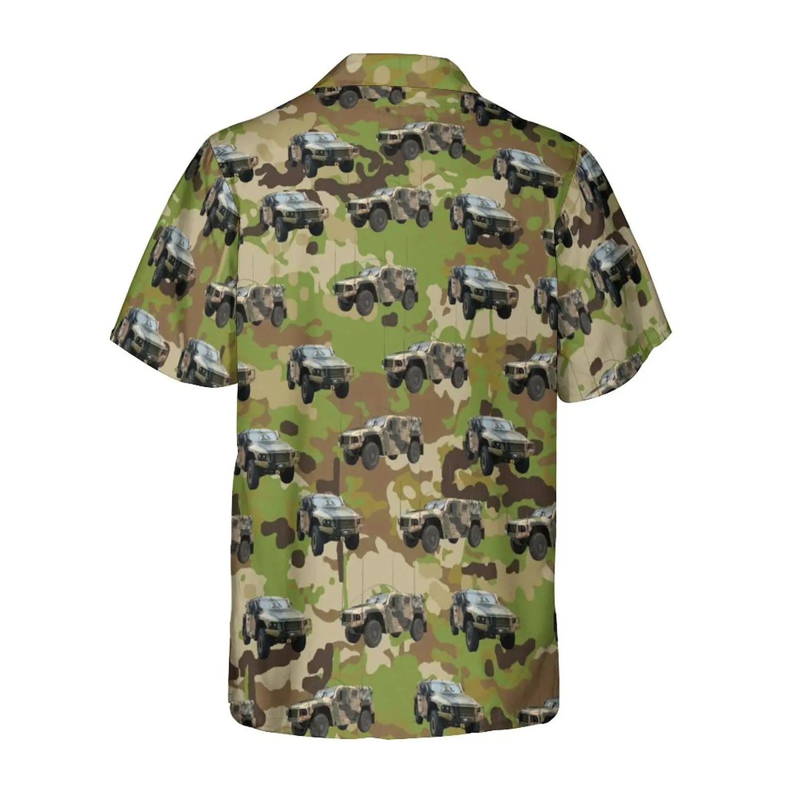 Jumeast 3D Printed Camo Tank Car Men Hawaiian Shirts American Guns Self Defense Beach Blouses Palm Tree Camisa Social Clothes 3