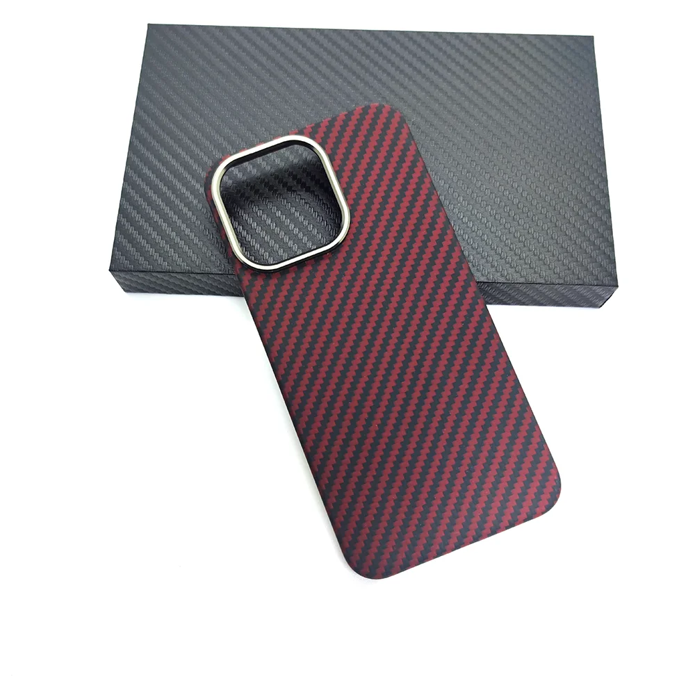 

Чехол из углеродного волокна для телефона iPhone 13, 12 pro max, защита объектива, красные, черные чехлы из арамидного волокна для телефонов iPhone 13, 12 pro, чехол